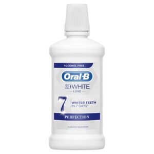 Oral-B 3D White Luxe Perfection Mouthwash – 500ml