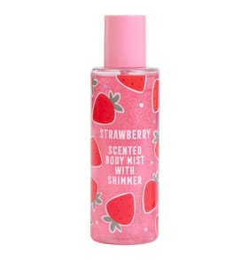 Strawberry Scented Shimmer Body Mist 250ml